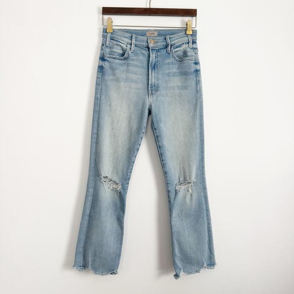 MOTHER The Hustler Ankle Chew Jeans Petal Plucker 27 - Picture 3 of 12